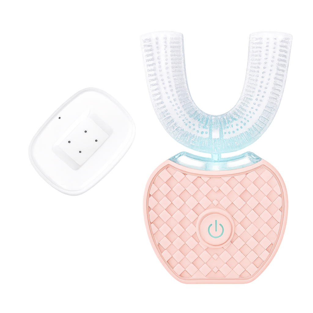 U-Shaped Ultrasonic Automatic Toothbrush | Hands-Free 360° Cleaning